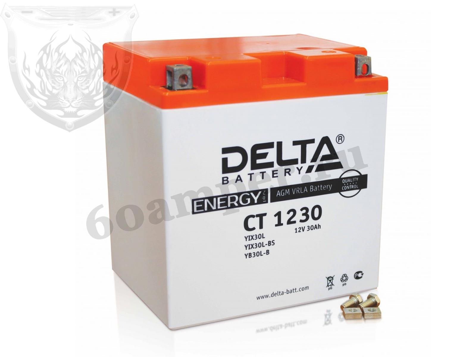 Изображение Аккумулятор DELTA CT 1230 : №1