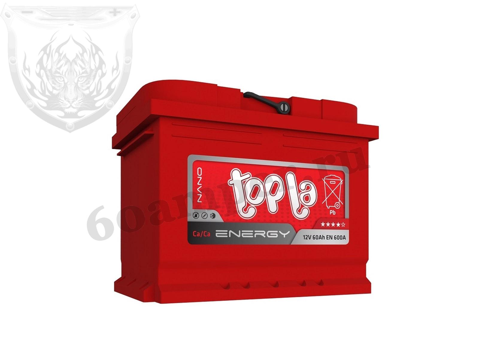 Изображение Аккумулятор TOPLA 60 А*ч Прямой : №1