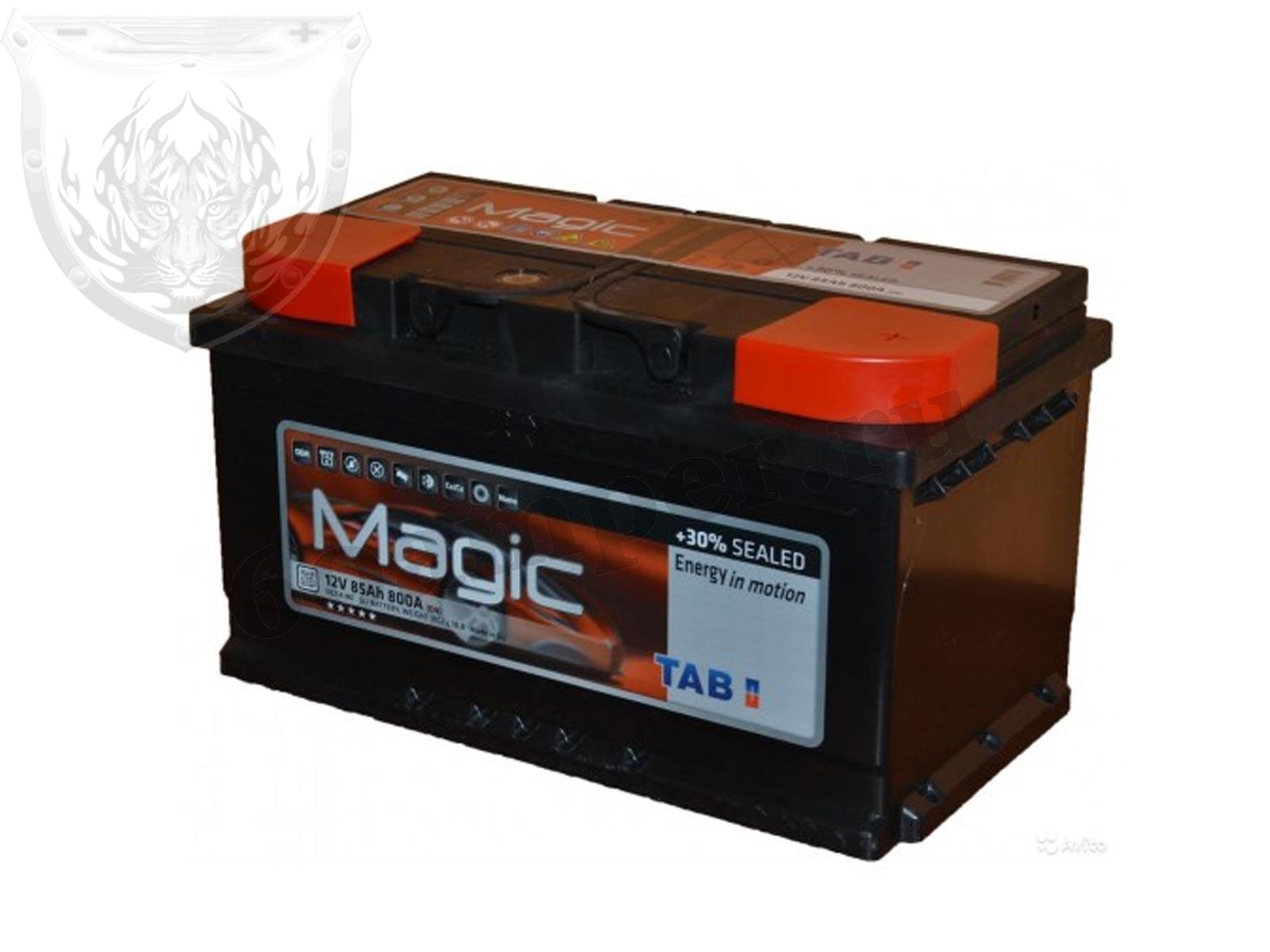 Изображение Аккумулятор TAB 85 А*ч Обратный Низкий MAGIC : №1