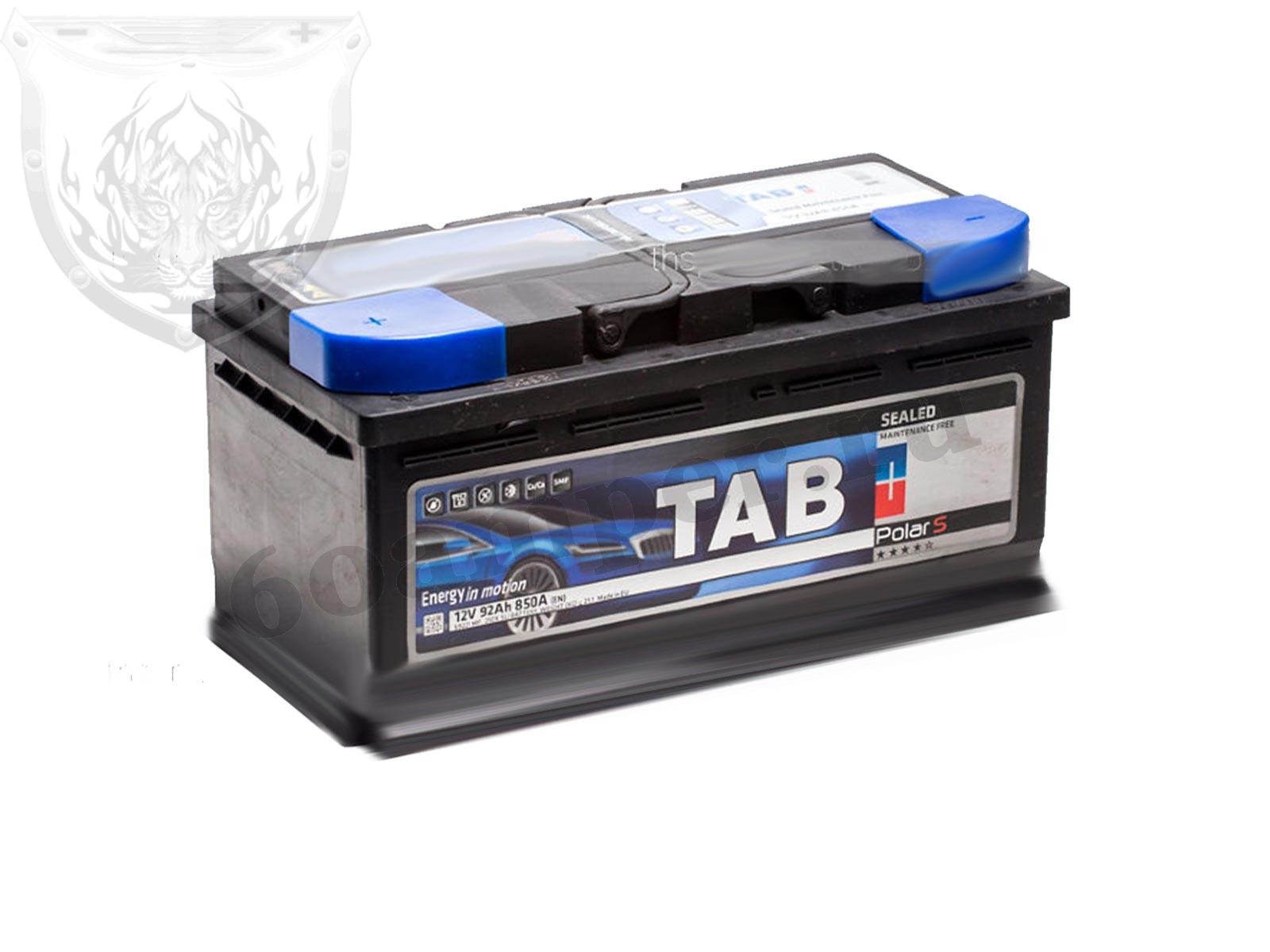 Изображение Аккумулятор TAB 92 А*ч Обратный Низкий POLAR S : №1
