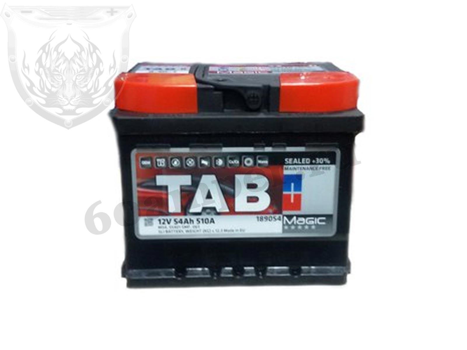 Изображение Аккумулятор TAB 54 А*ч Обратный Низкий MAGIC : №1