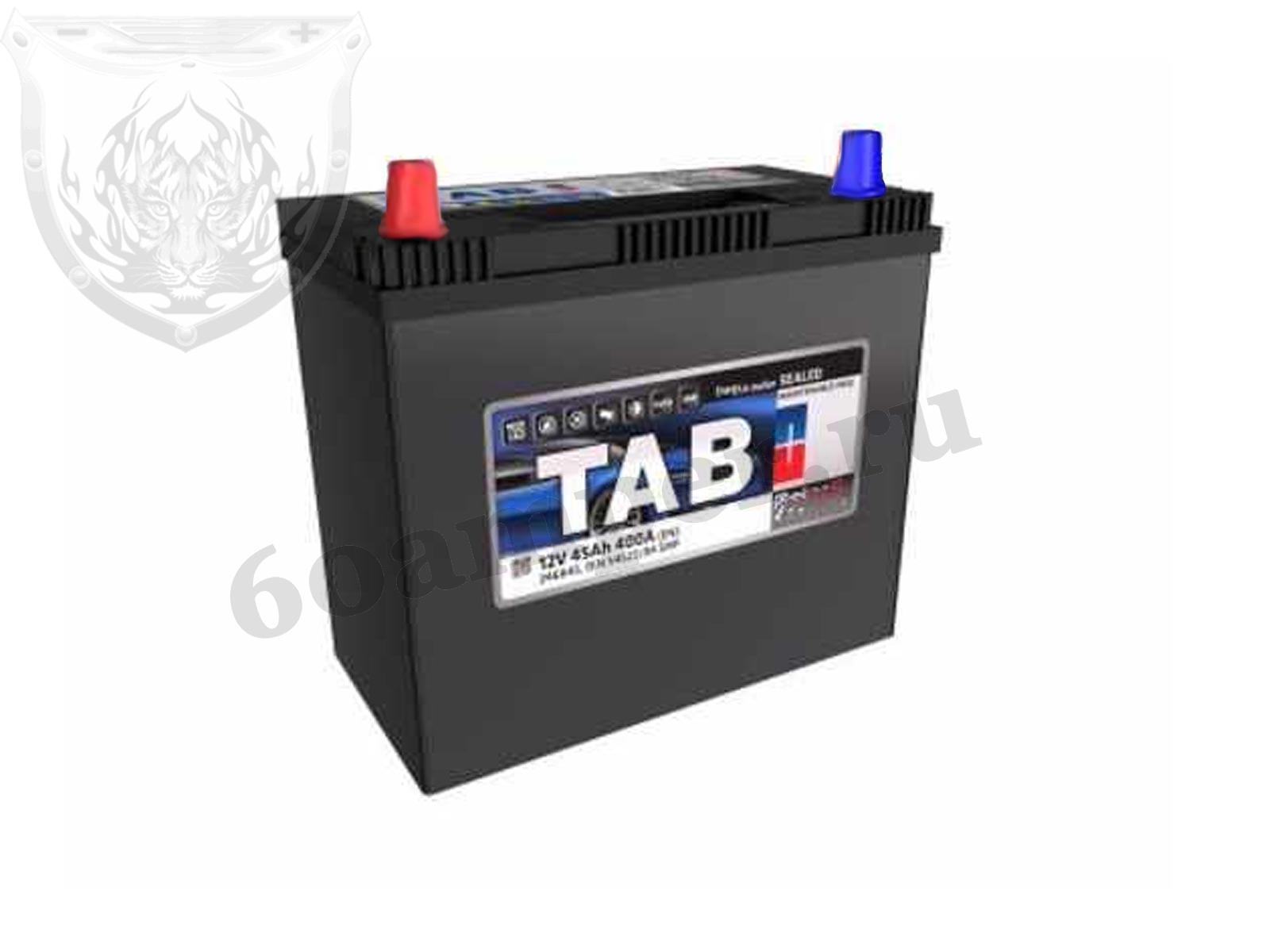 Изображение Аккумулятор TAB 45 А*ч Прямой Азия JIS B24R : №1