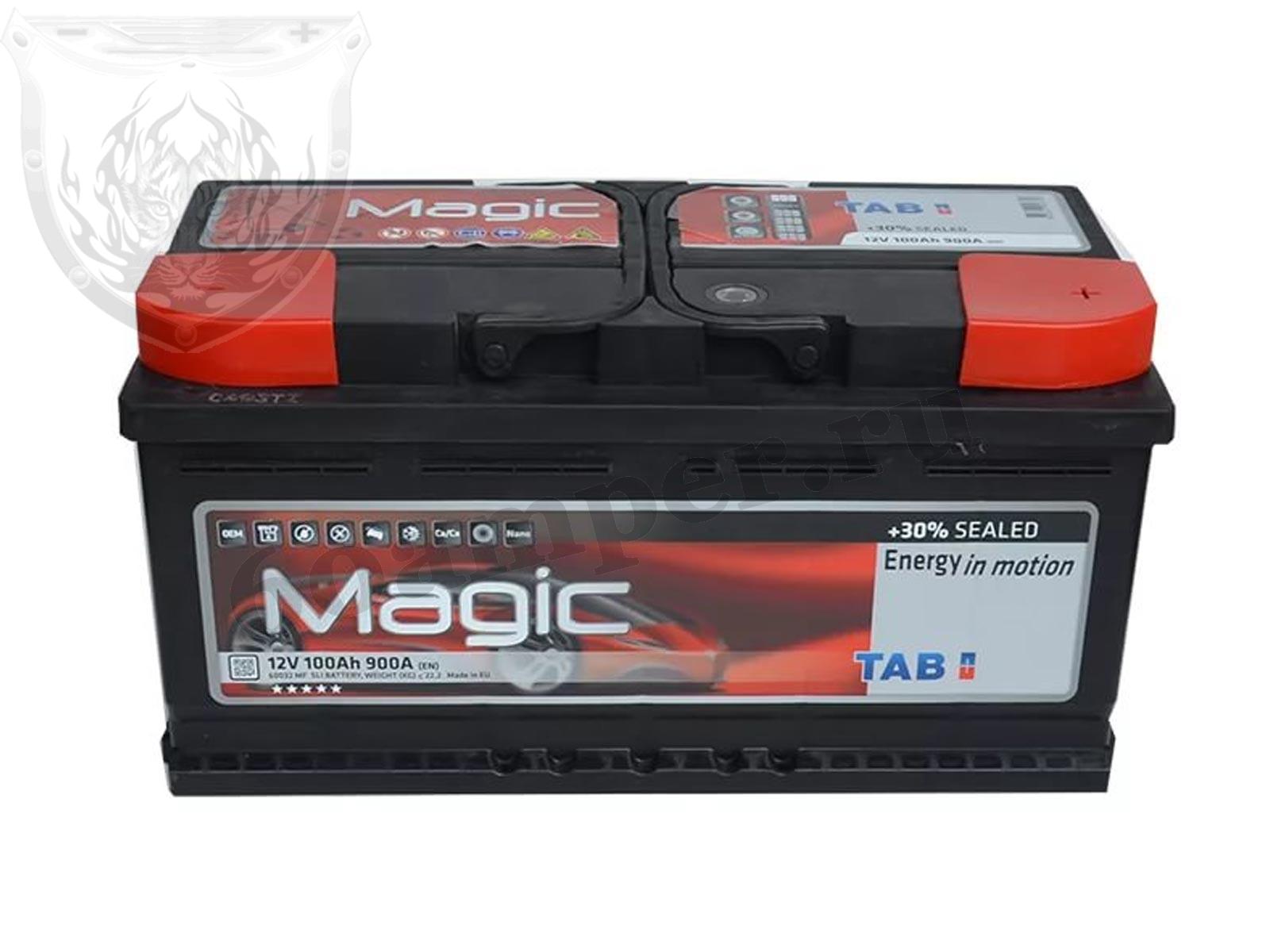 Изображение Аккумулятор TAB 100 А*ч Обратный MAGIC : №1