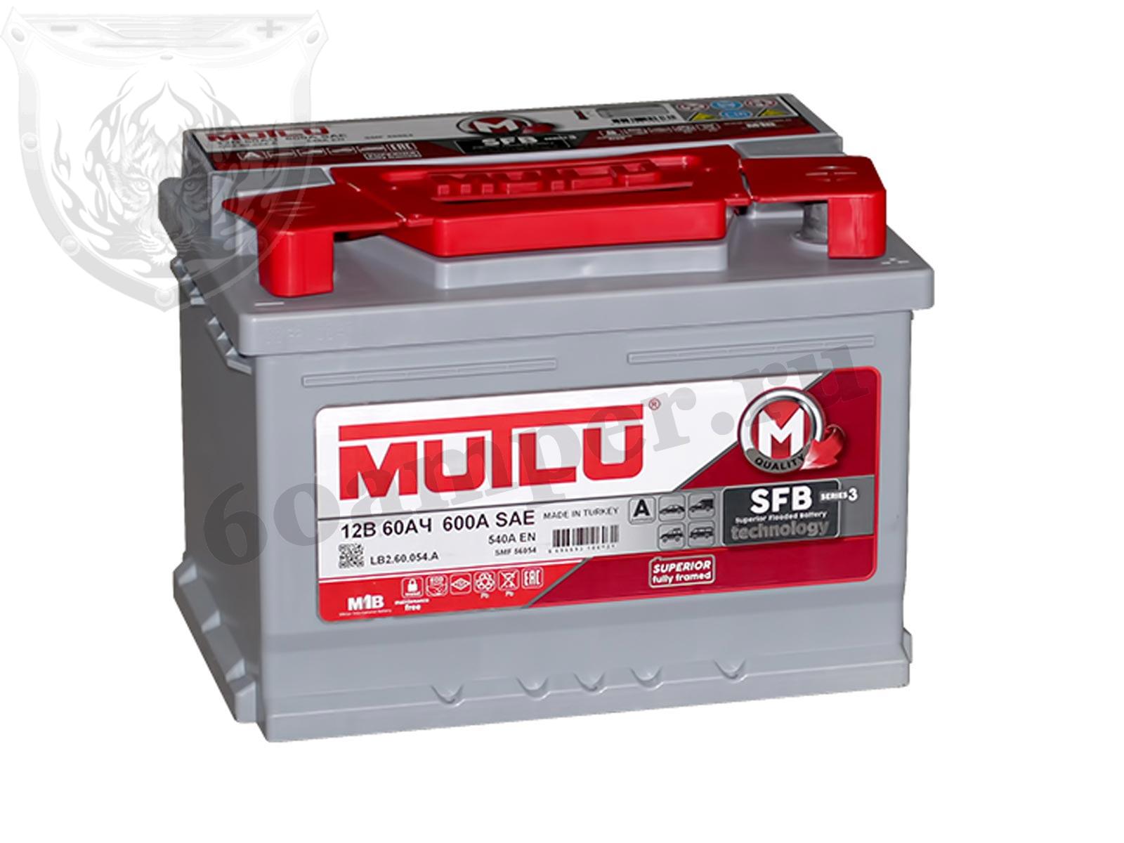 Изображение Аккумулятор MUTLU 60 А*ч Обратный SFB 540А : №1