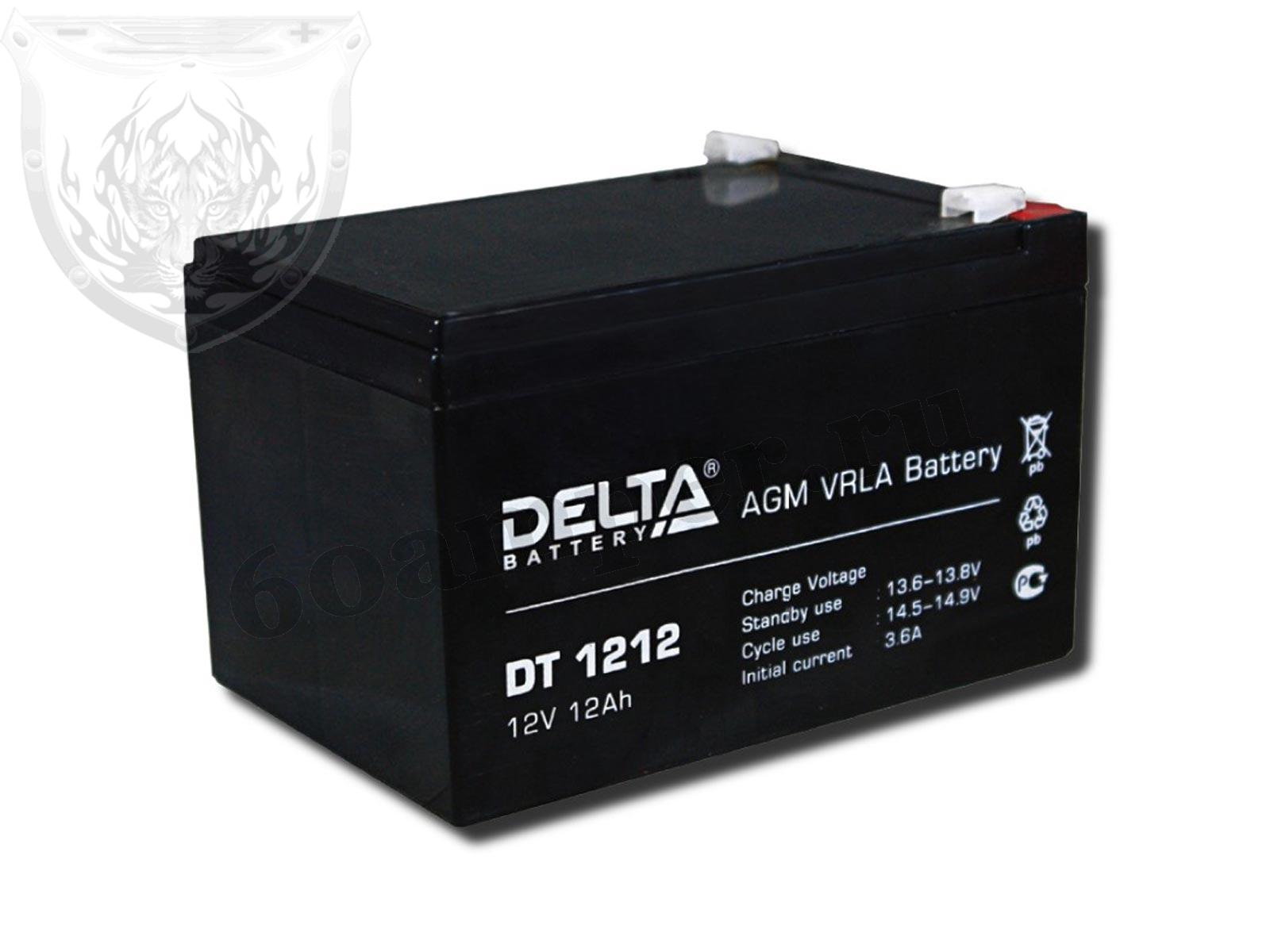 Изображение Аккумулятор DELTA DT 1212 : №1