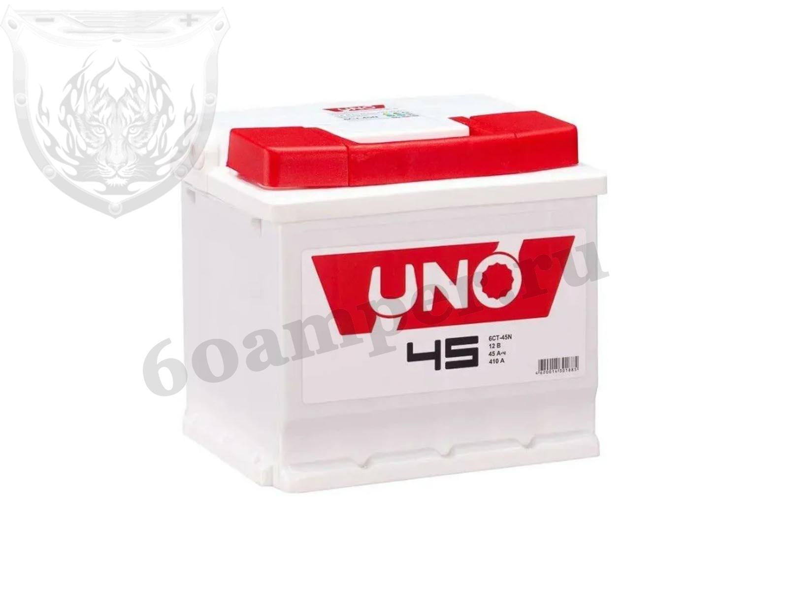 Изображение Аккумулятор UNO 45 А*ч Обратный : №1