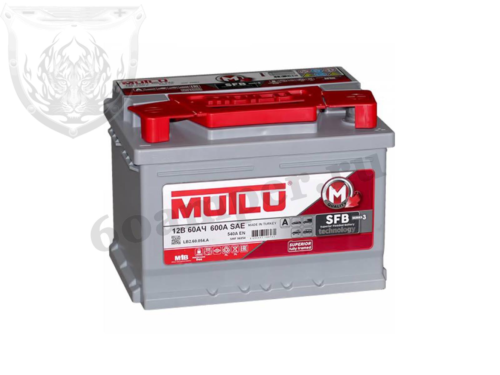 Изображение Аккумулятор MUTLU 60 А*ч Обратный Низкий SFB 540А : №1