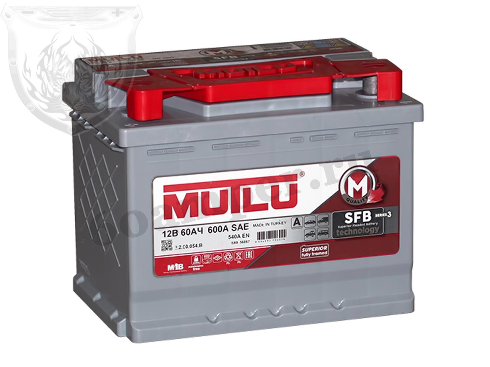 Изображение Аккумулятор MUTLU 60 А*ч Прямой SFB 540А : №2