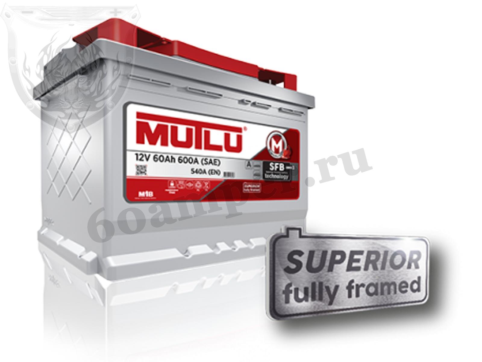 Изображение Аккумулятор MUTLU 60 А*ч Прямой SFB 540А : №3