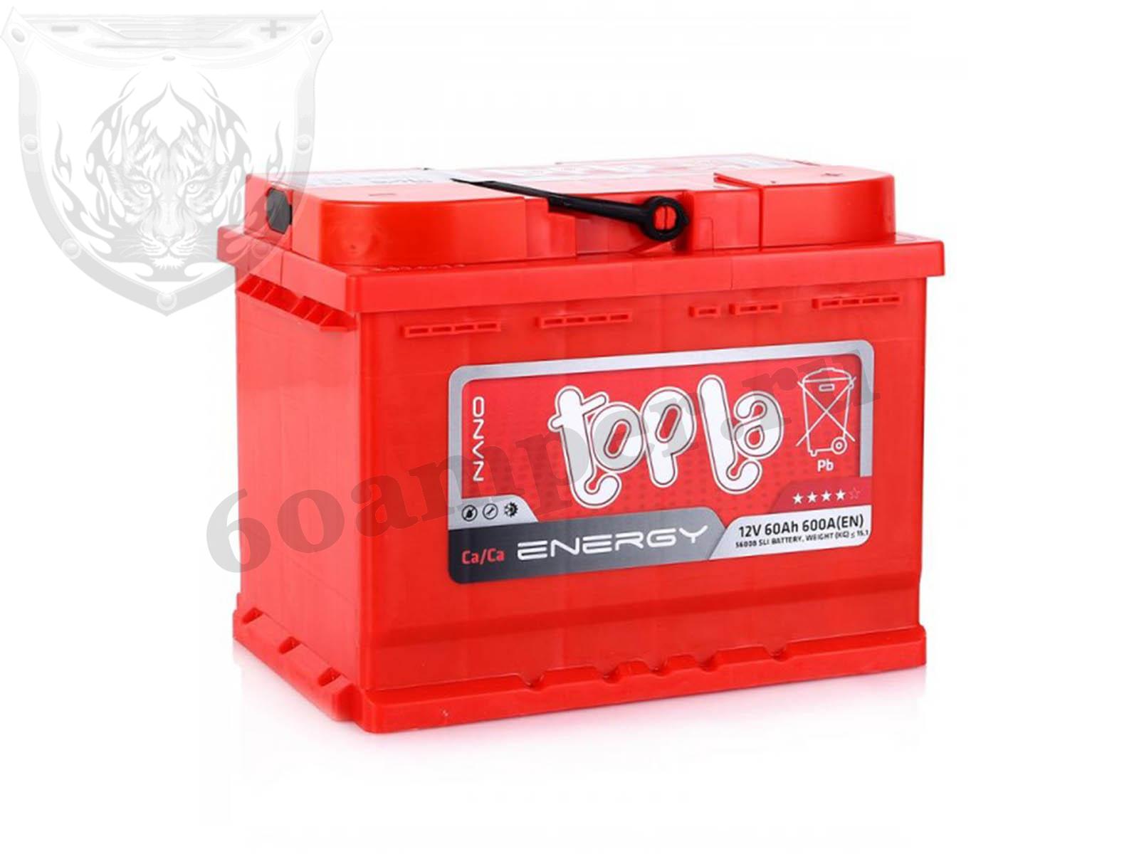 Изображение Аккумулятор TOPLA 60 А*ч Обратный : №1