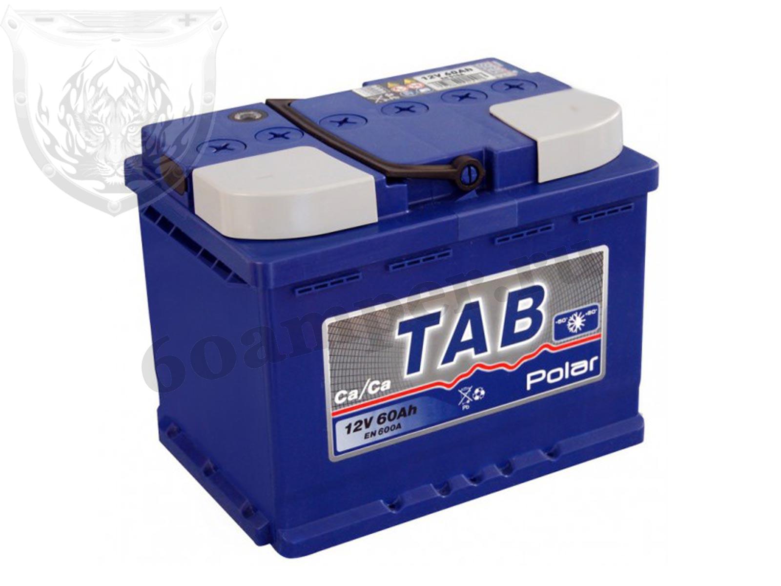 Изображение Аккумулятор TAB 60 А*ч Прямой POLAR : №1
