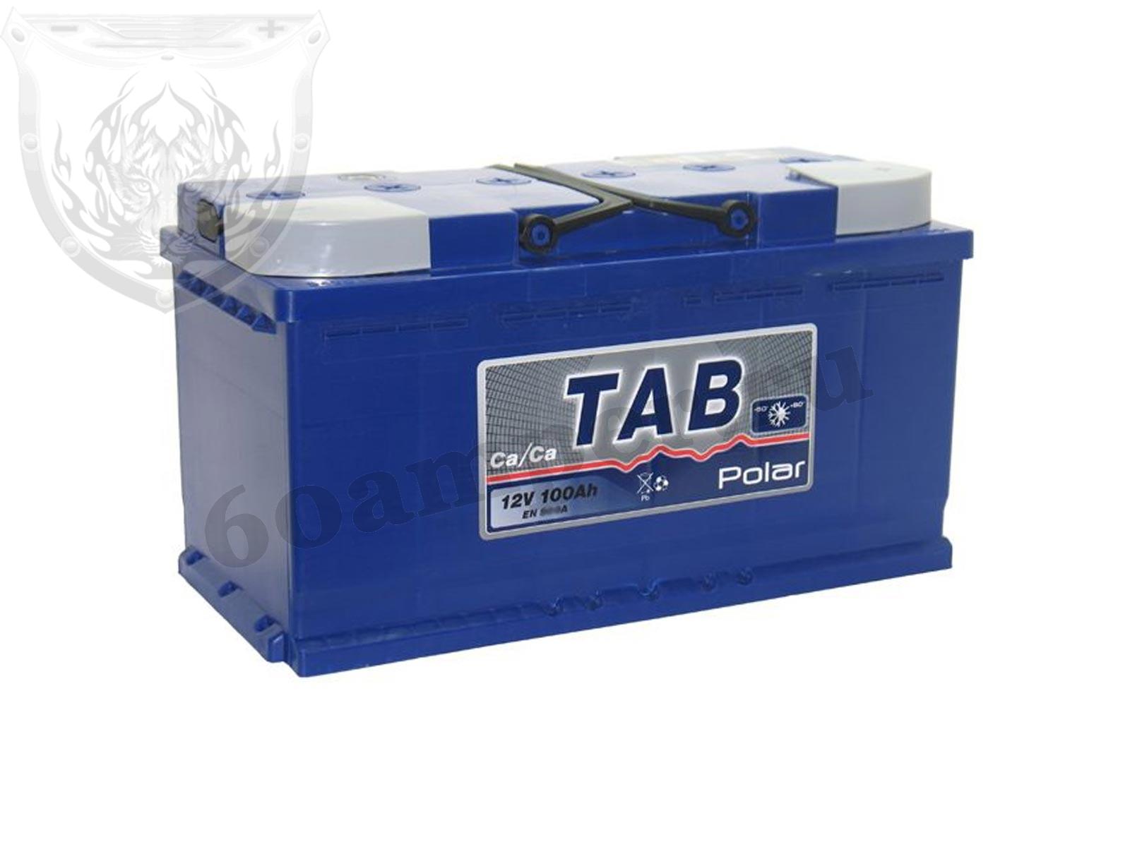 Изображение Аккумулятор TAB 100 А*ч Обратный POLAR : №1
