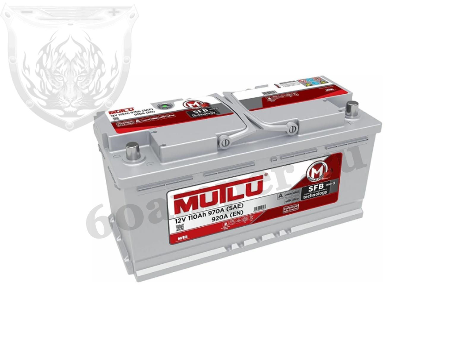 Изображение Аккумулятор MUTLU 110 А*ч Обратный SFB : №1