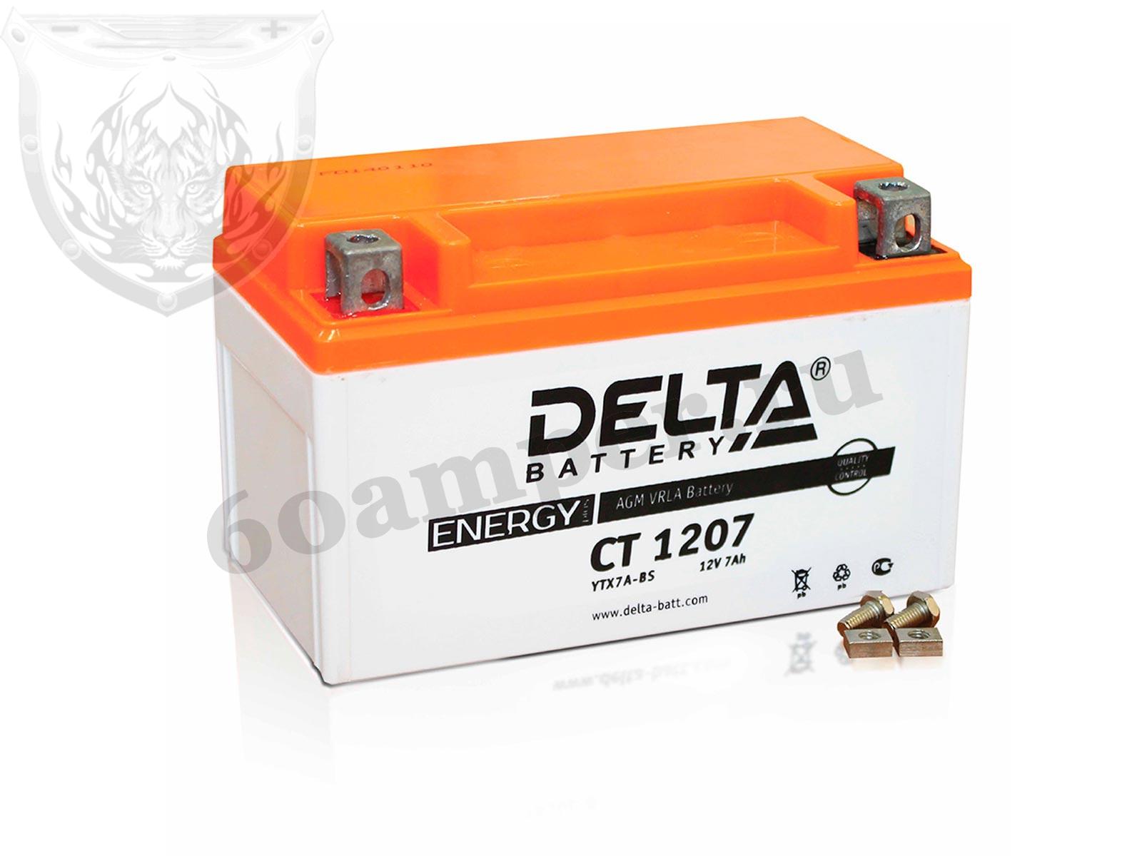 Изображение Аккумулятор DELTA CT 1207 : №1