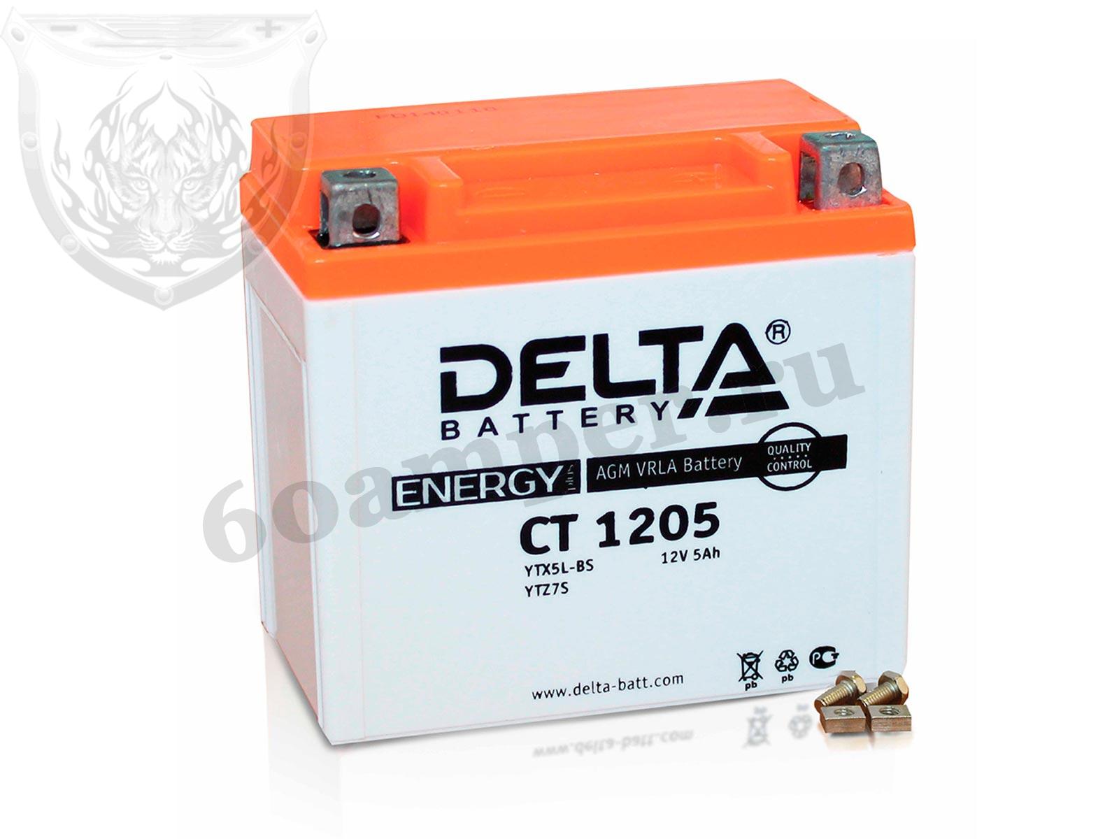 Изображение Аккумулятор DELTA CT 1205 : №1