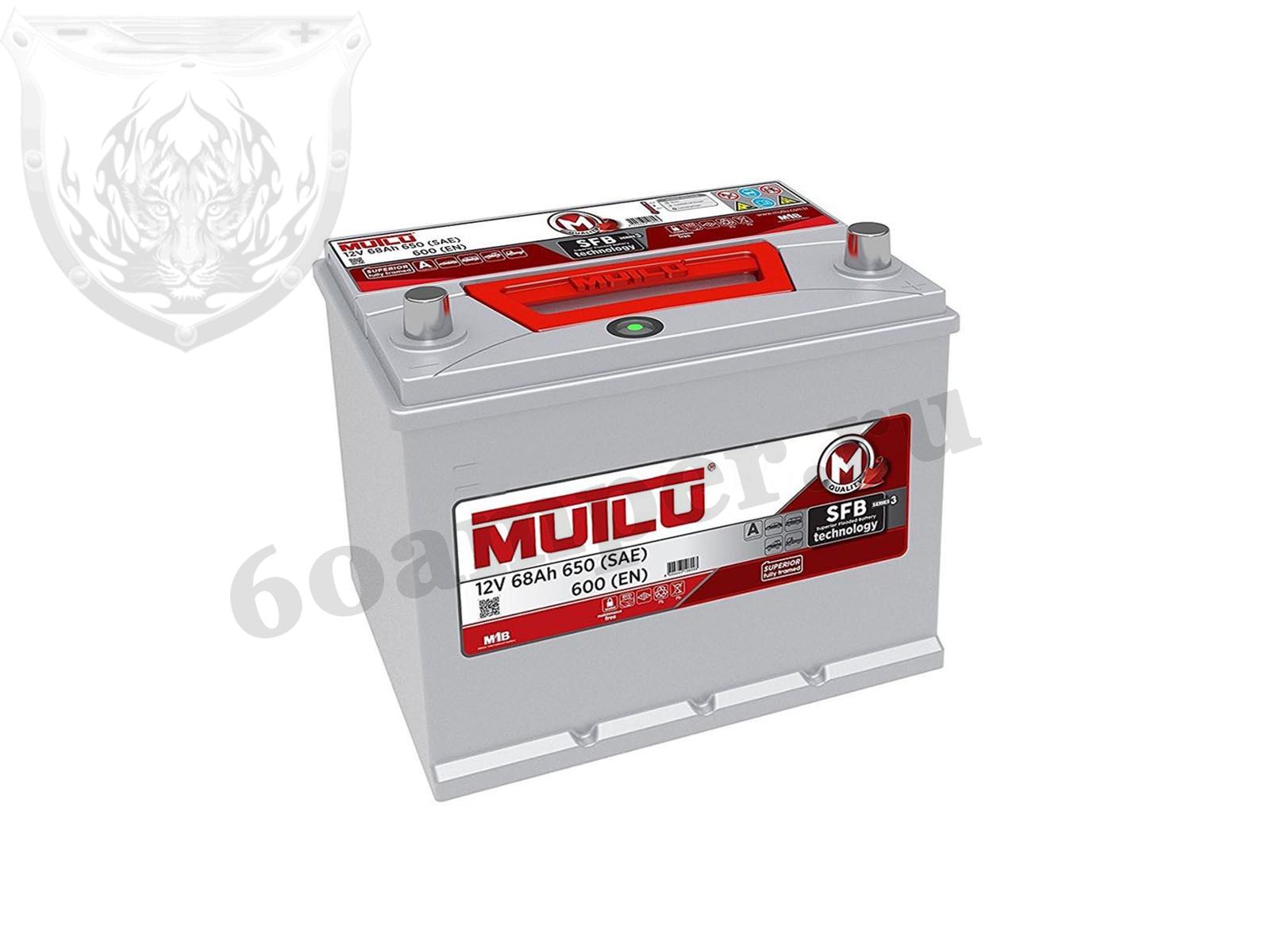 Изображение Аккумулятор MUTLU 68 А*ч Обратный Азия SFB D23L : №1