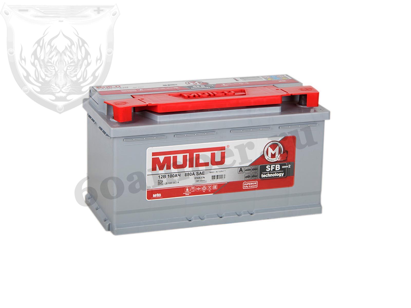 Изображение Аккумулятор MUTLU 100 А*ч Обратный SFB M3 : №1