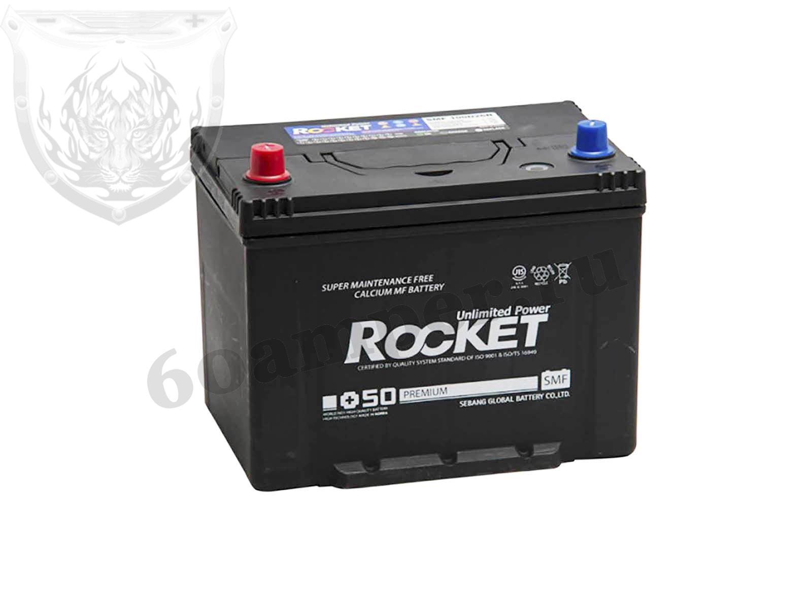 Изображение Аккумулятор ROCKET 80 А*ч Прямая полярность Азия : №1