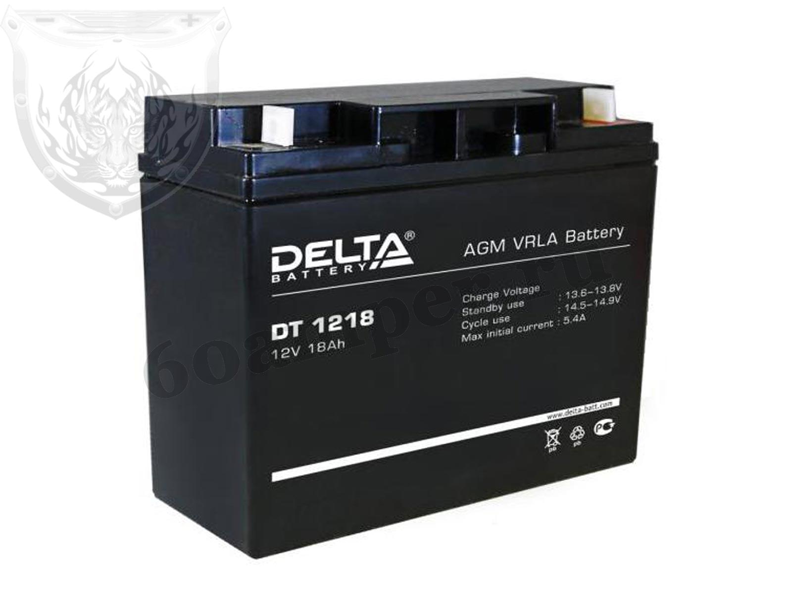 Изображение Аккумулятор DELTA DT 1218 : №1