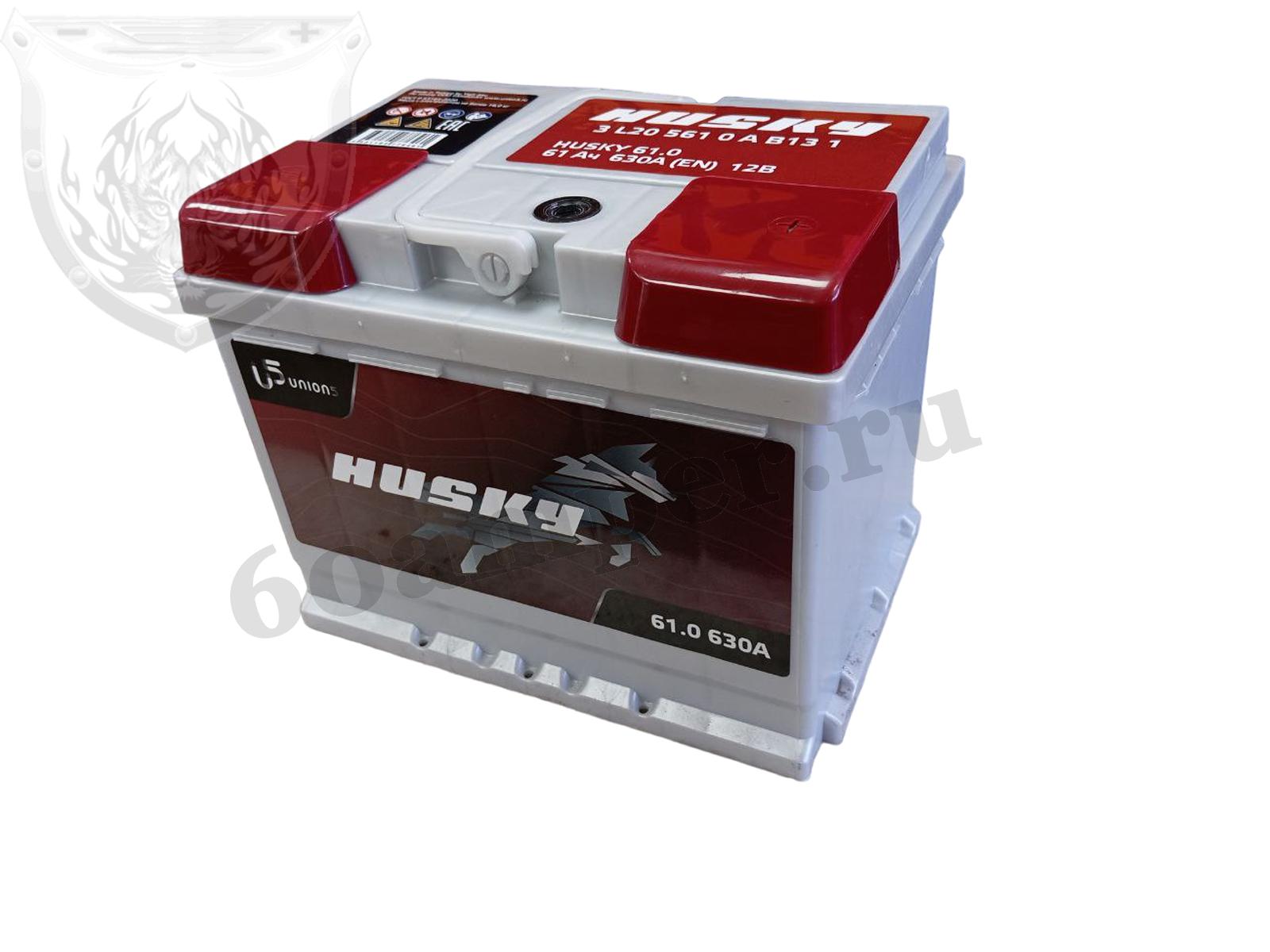 Изображение Аккумулятор HUSKY 61 А*ч Обратный : №1