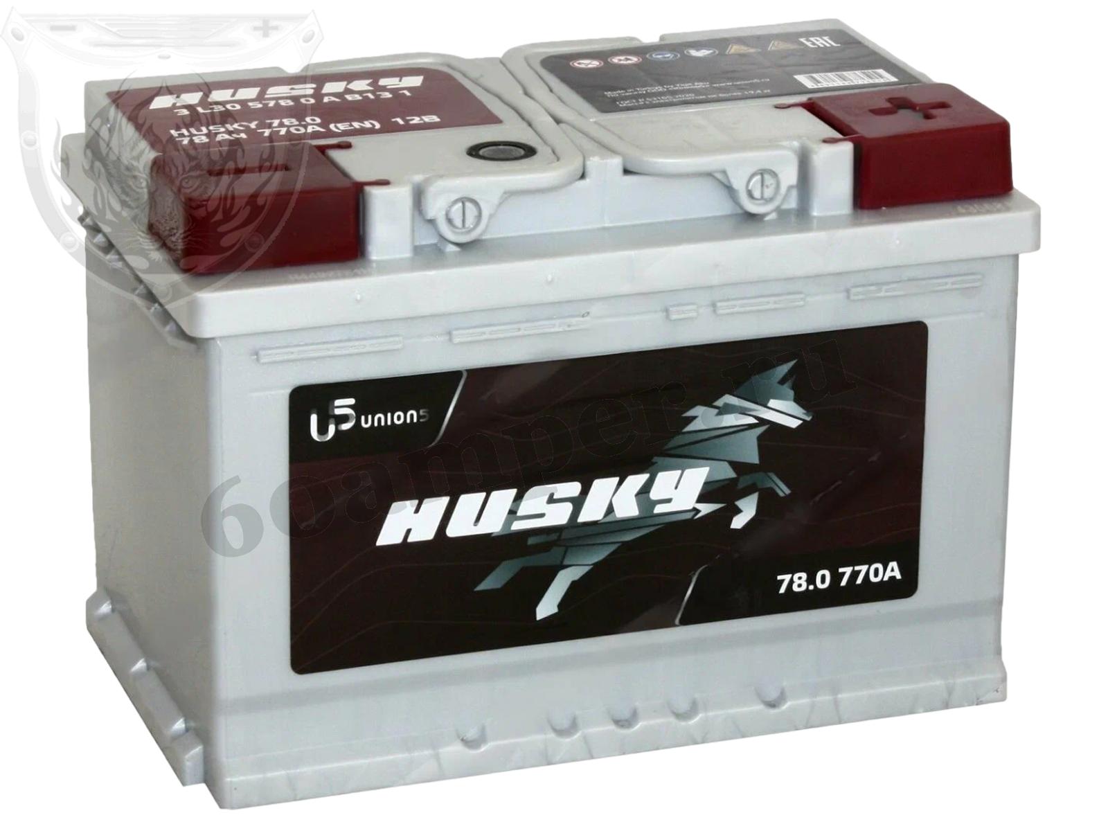 Изображение Аккумулятор HUSKY 78 А*ч Обратный : №1