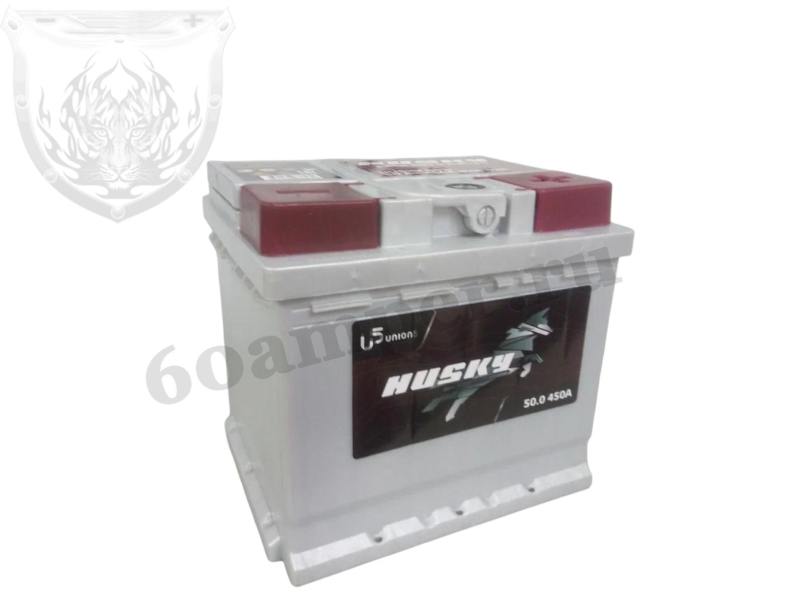 Изображение Аккумулятор HUSKY 50 А*ч Прямой Кубик : №1