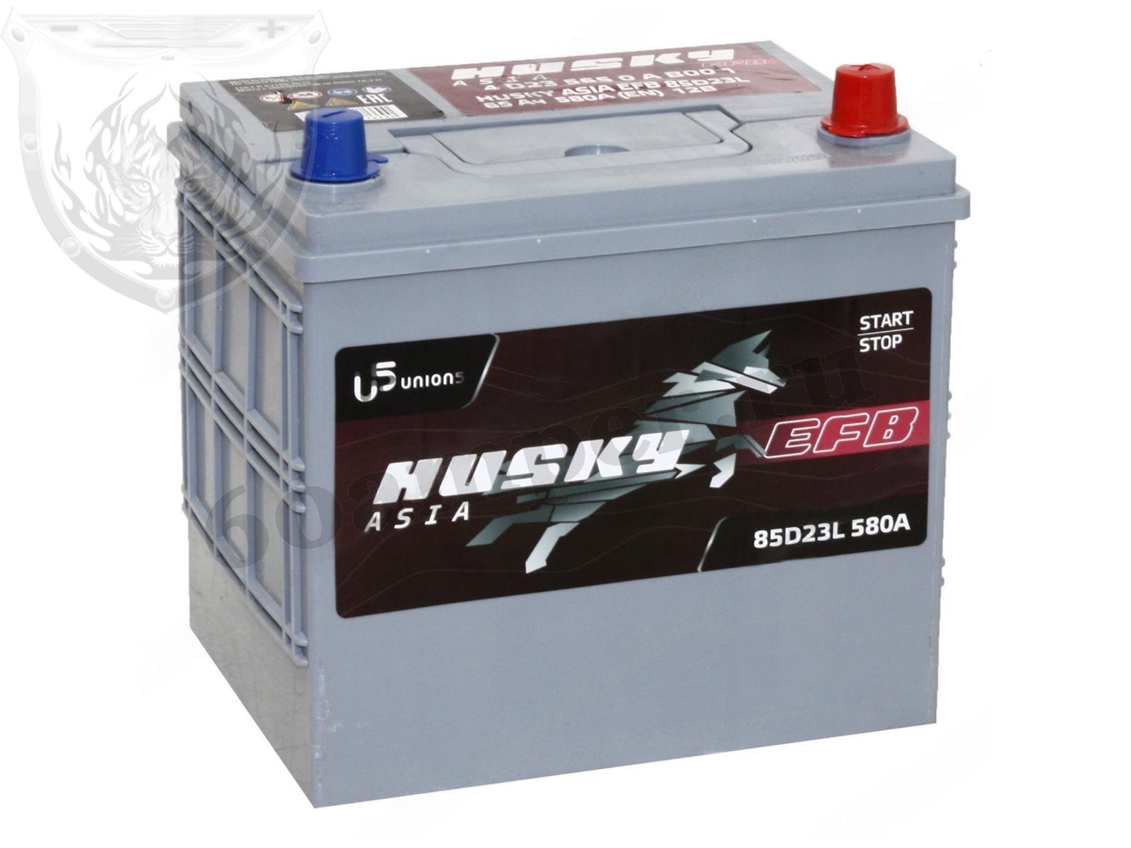 Изображение Аккумулятор HUSKY 65 А*ч Обратный Азия EFB : №1