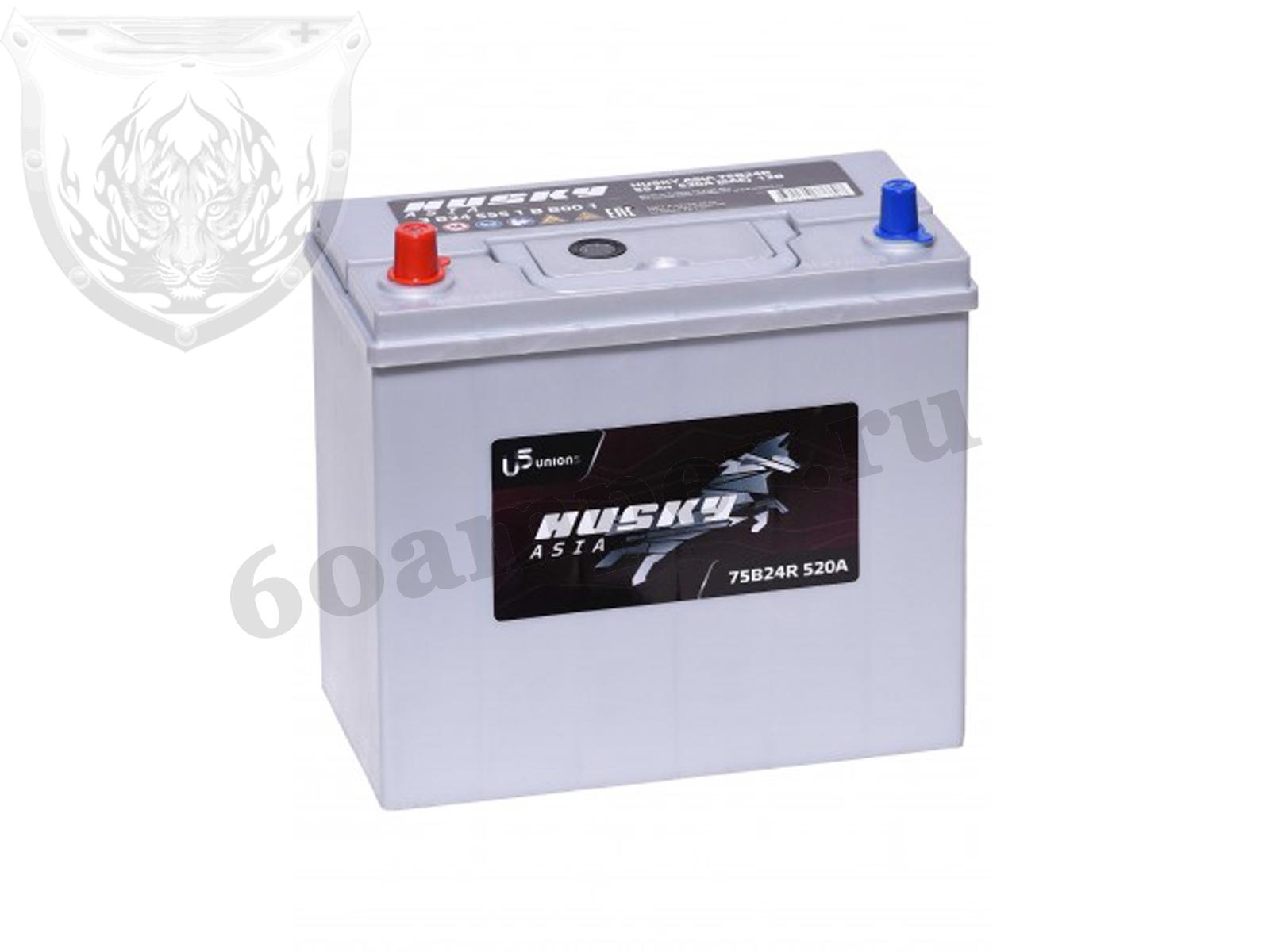 Изображение Аккумулятор HUSKY 55 А*ч Обратный Азия : №1