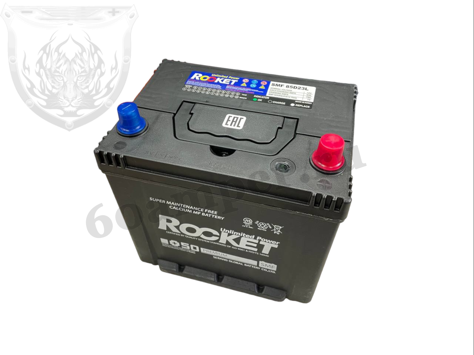 Изображение Аккумулятор ROCKET 70 А*ч Обратный Азия D23L : №1