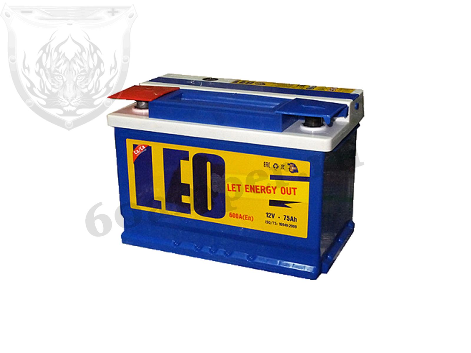 Изображение Аккумулятор LEO 75 А*ч Прямой : №1